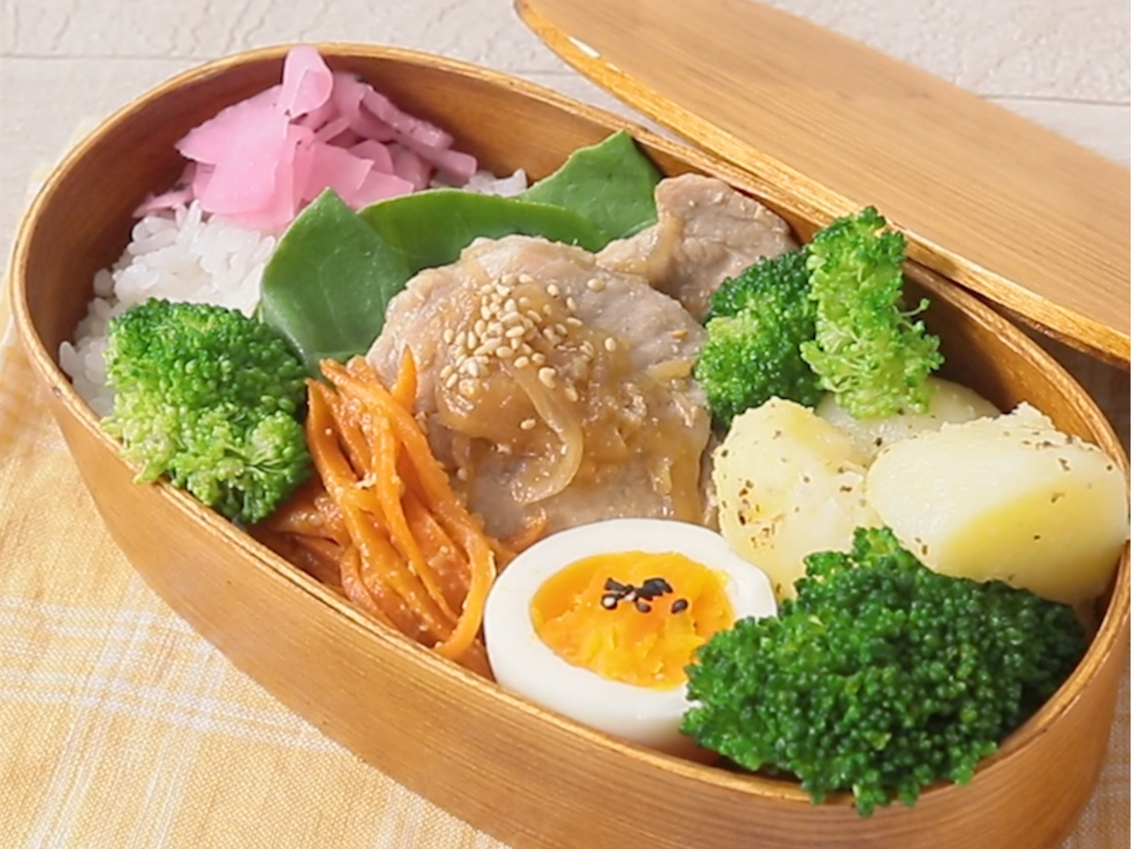 生姜 焼き 弁当 詰め 方