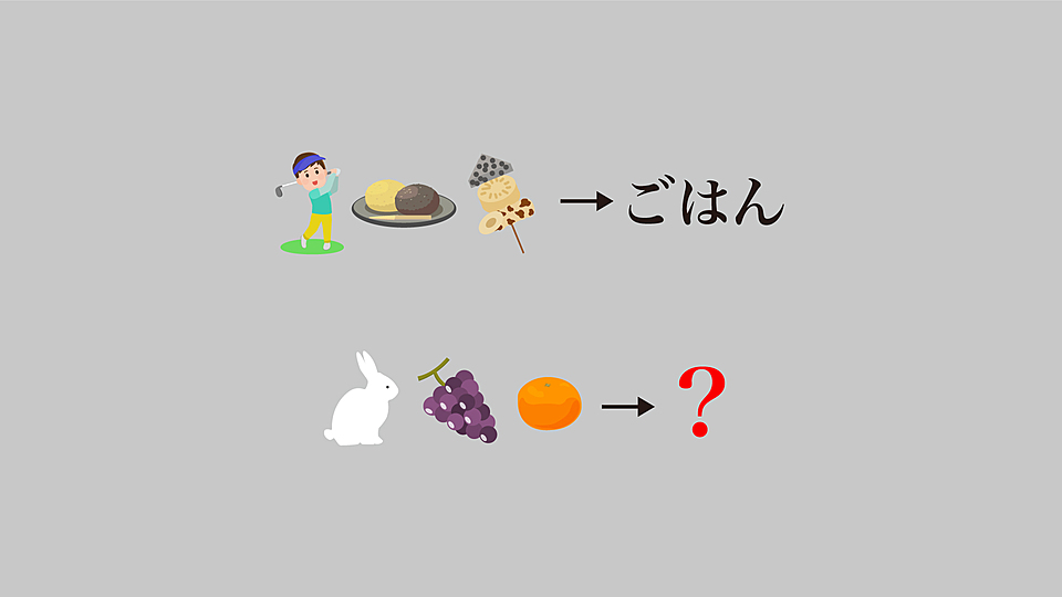 謎解きクイズ に入る食べ物はなに イラストの並び順に注目 気になる正解は クラシル