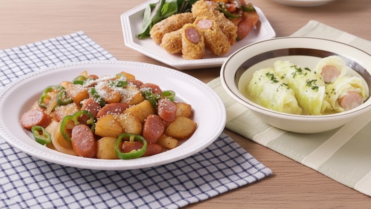 ウインナーだってメインおかずに！簡単おいしいおかずレシピ5選