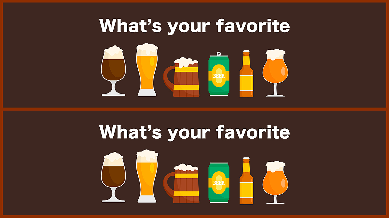 【クイズ】”ビール”に隠れた3つの答えはどこ！すぐにわかったらすごい！正解は...？