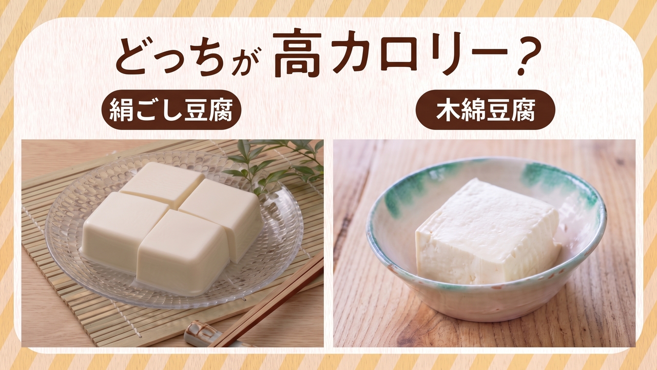 「絹ごし豆腐」と「木綿豆腐」カロリーが高いのはどっち？見た目そっくりな豆腐の正解は…