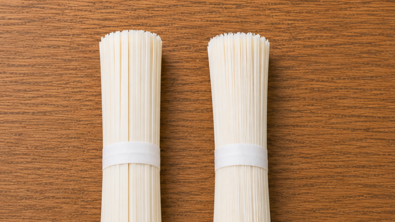「右と左」どっちが“そうめん”？決まりがあるって知ってた？ 太さで決まる麺の種類とは