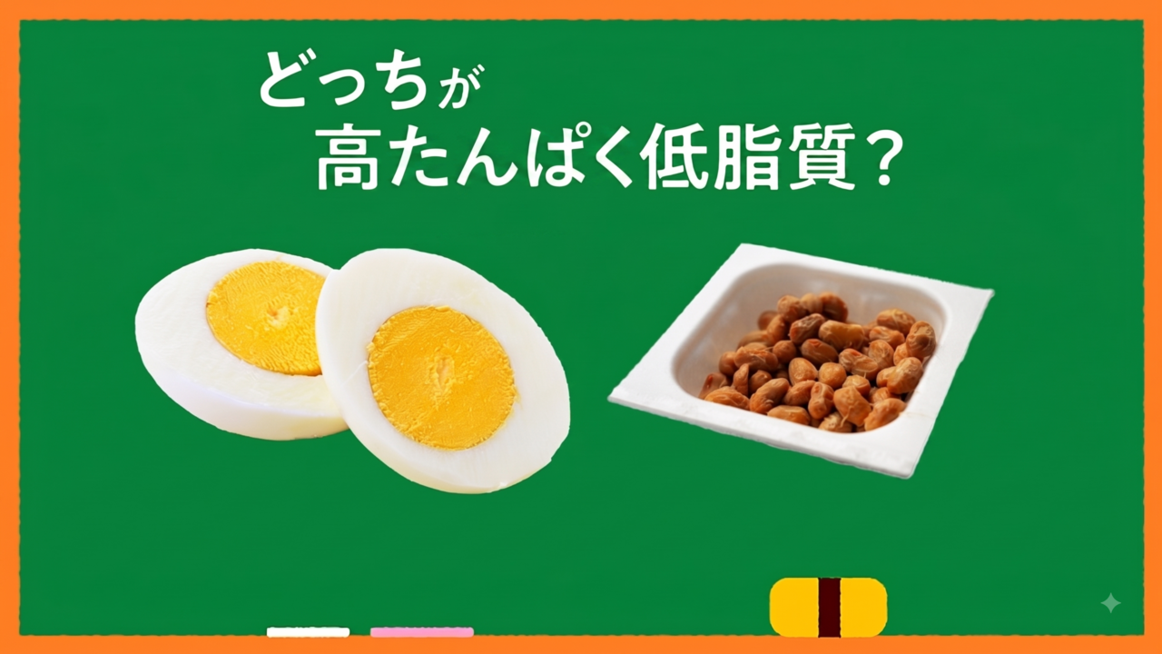 たんぱく質と脂質で選ぶなら「右と左」どっち？朝食の定番の意外な正解は…