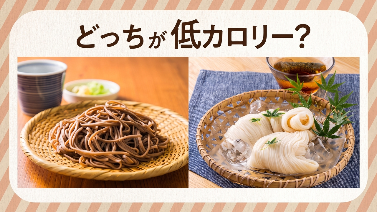 「そば」と「そうめん」どっちが低カロリー？気になる正解に…「そうだったんだ！」