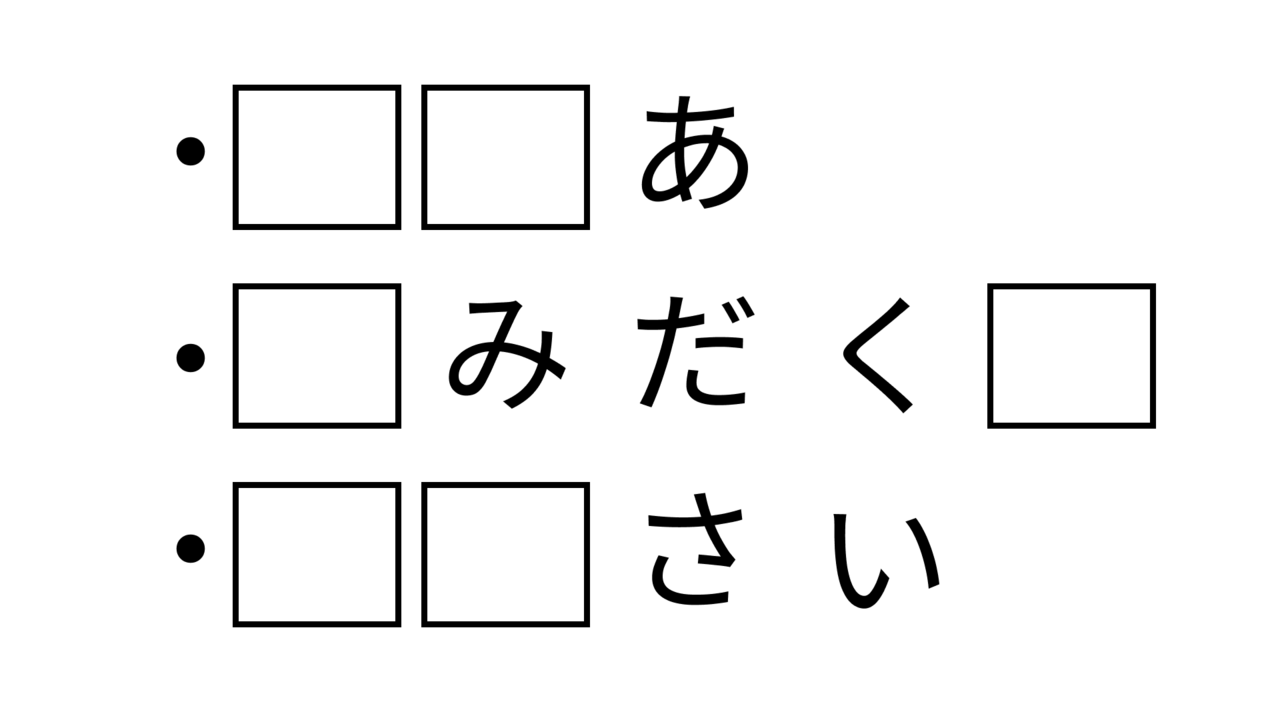 【クイズ】パッと見て分かったらすごい！空欄に入る食べ物を当ててみて！