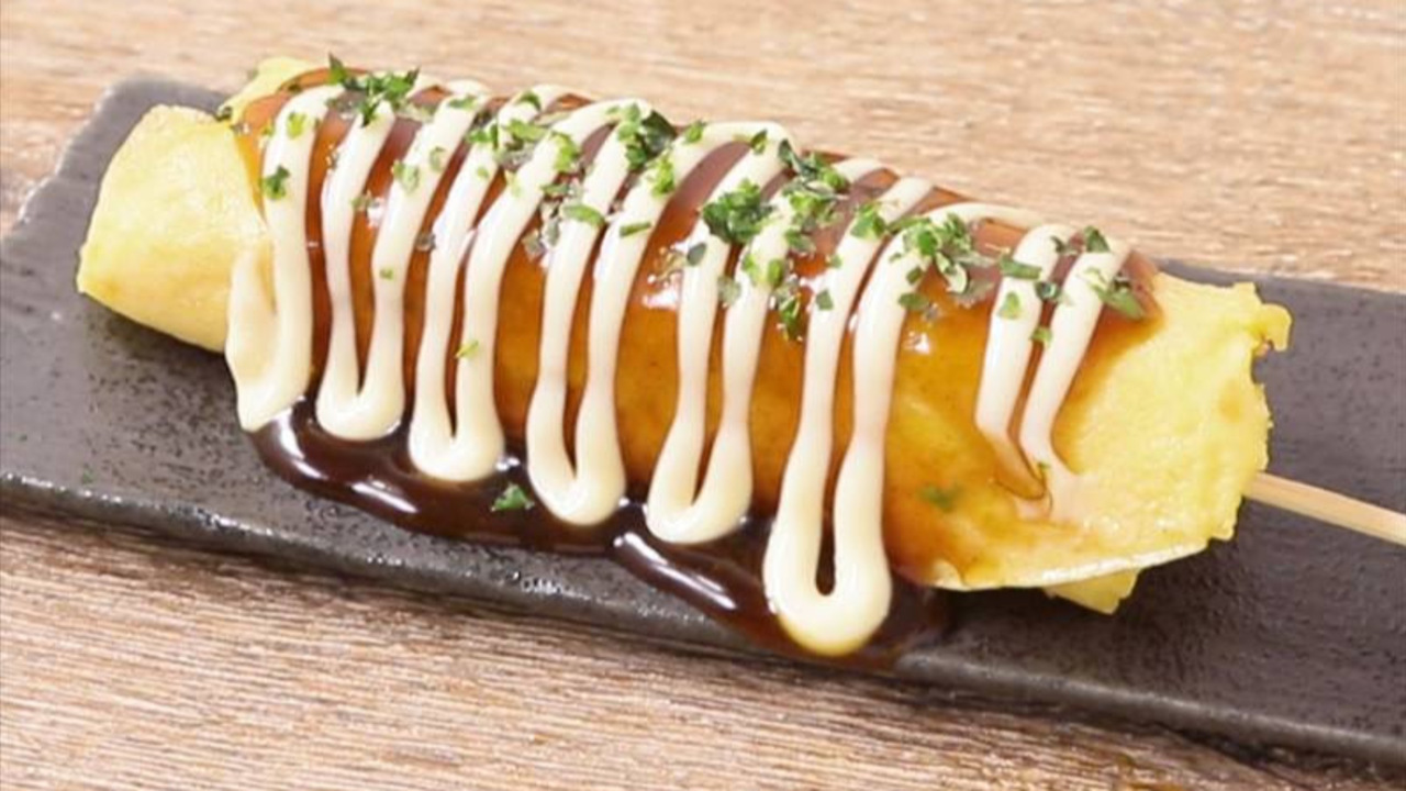 「魚肉ソーセージがあったらコレ作って！」くるくる“お好み焼き風”