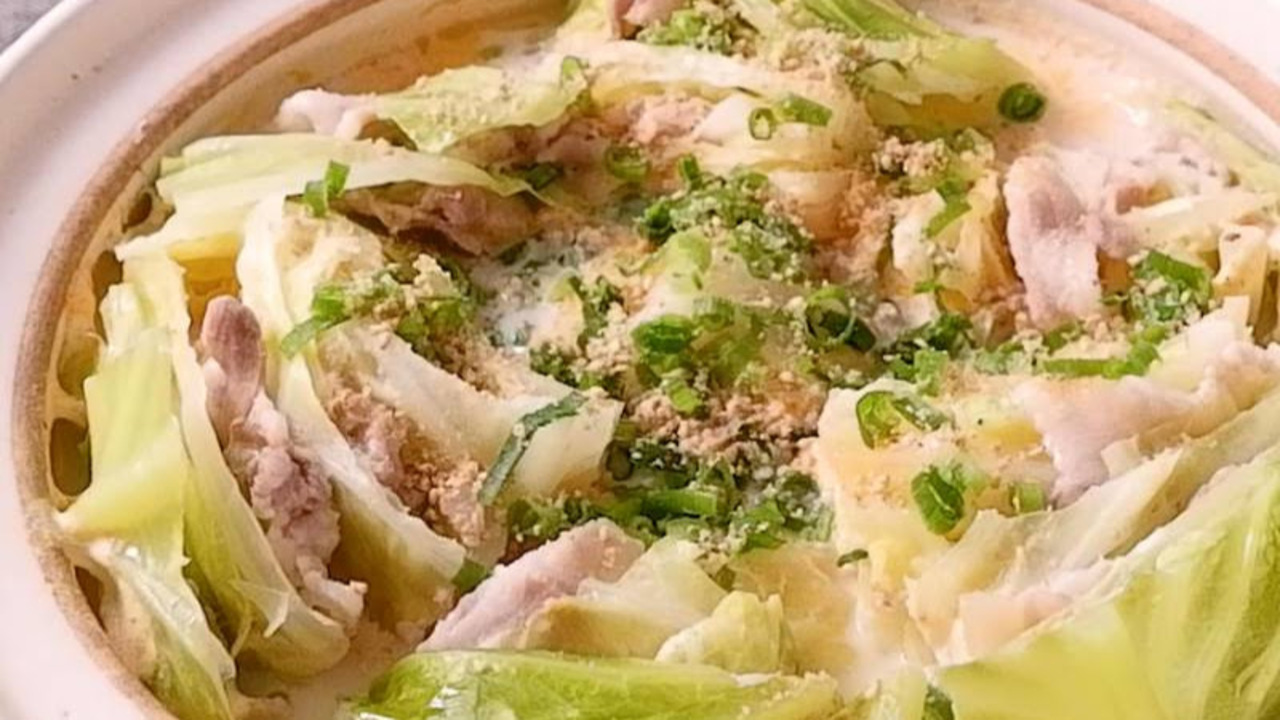 「キャベツ、1/2個あったらコレ」食材2つで、つゆ全部いけちゃう“ミルフィーユ”