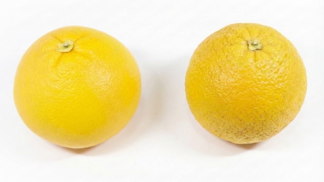 グレープフルーツ「右と左」ならどっちを買う？皮のハリで分かる意外な選び方に「知らなかった…！」