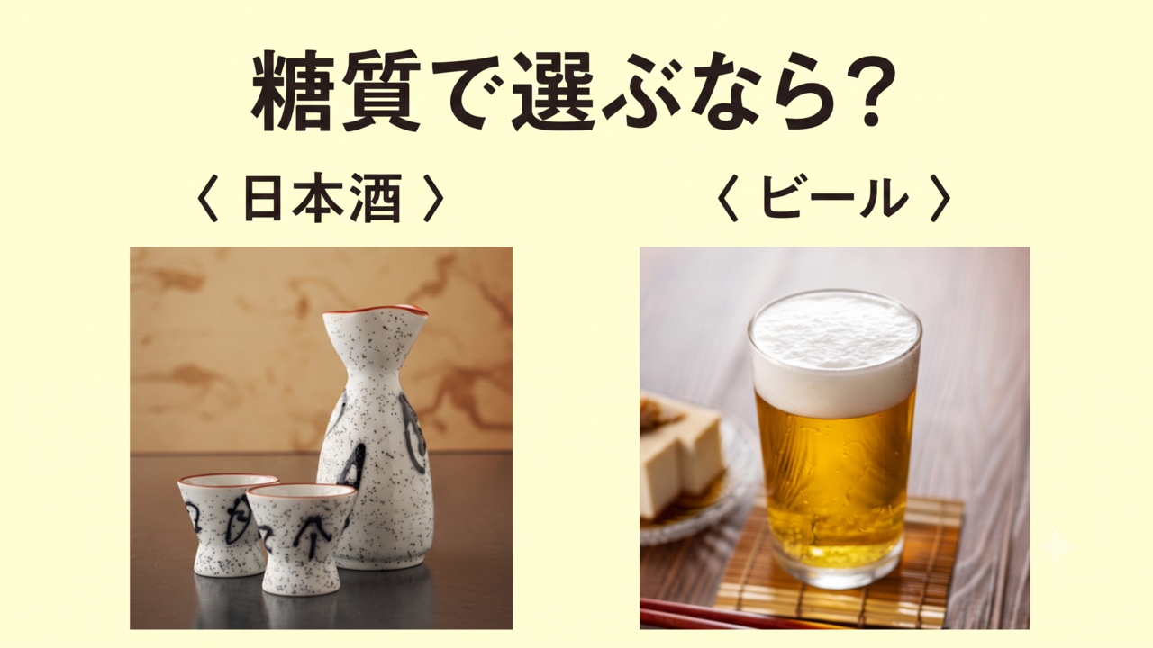 糖質で選ぶなら「右と左」どっち？意外な正解は…