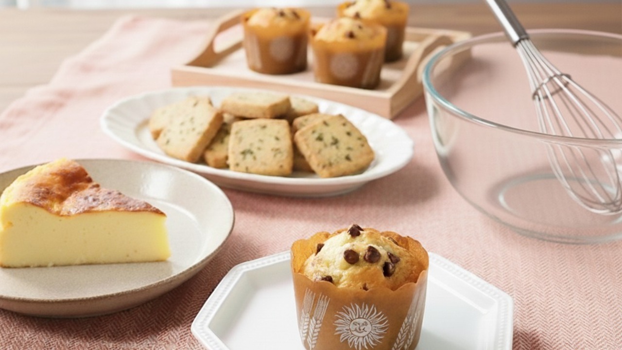 少ない材料で超簡単！混ぜて焼くだけで作れるお菓子レシピ