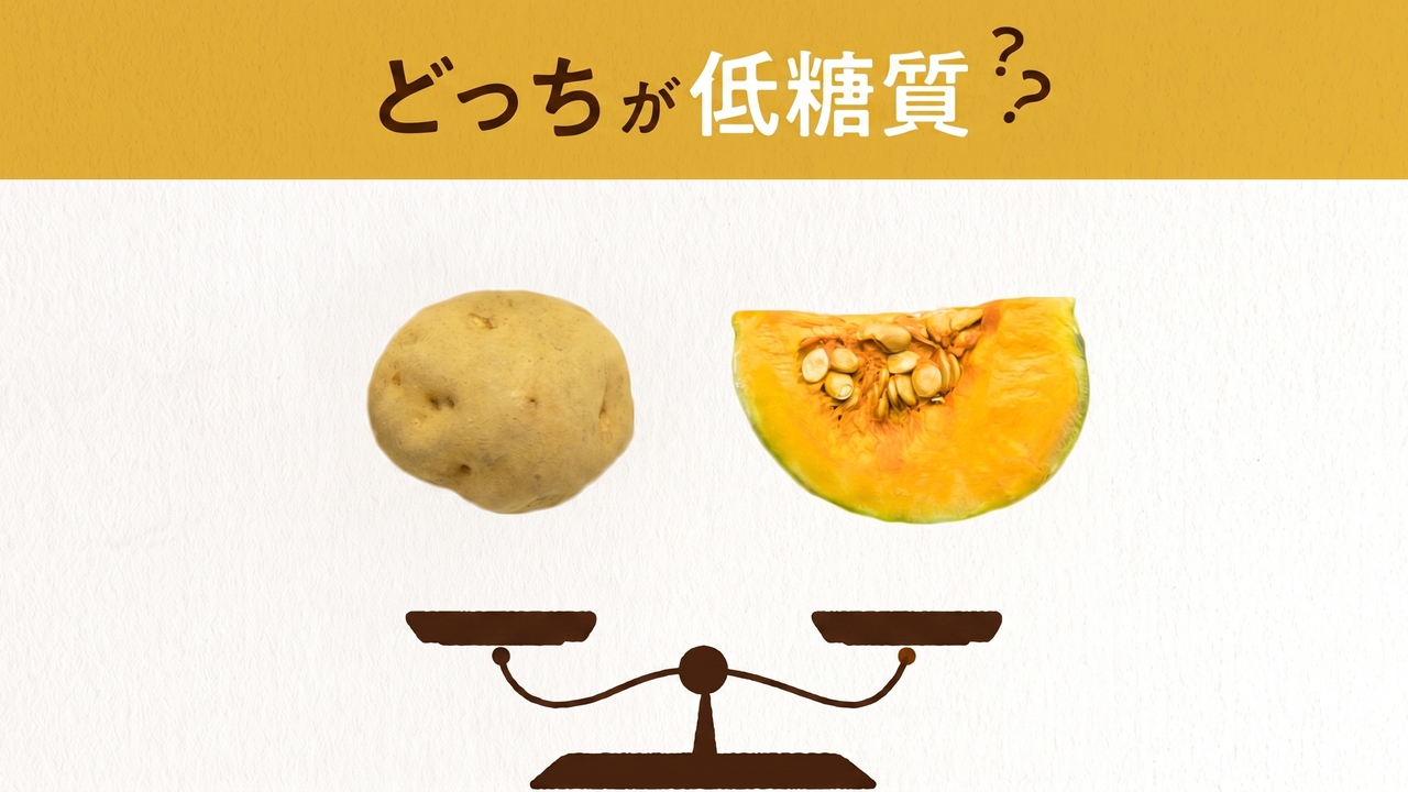 “じゃがいも”と“かぼちゃ”、どっちが低糖質？意外にもギリギリの勝負！結果は…