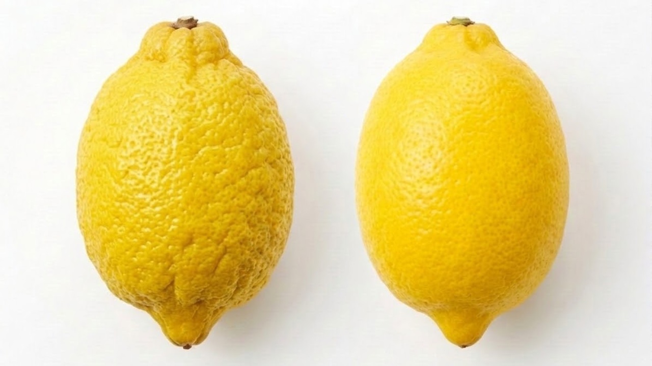美味しいレモン「右と左」どっちを買う？"皮の表面"で分かる、たっぷり果汁の見分け方とは…