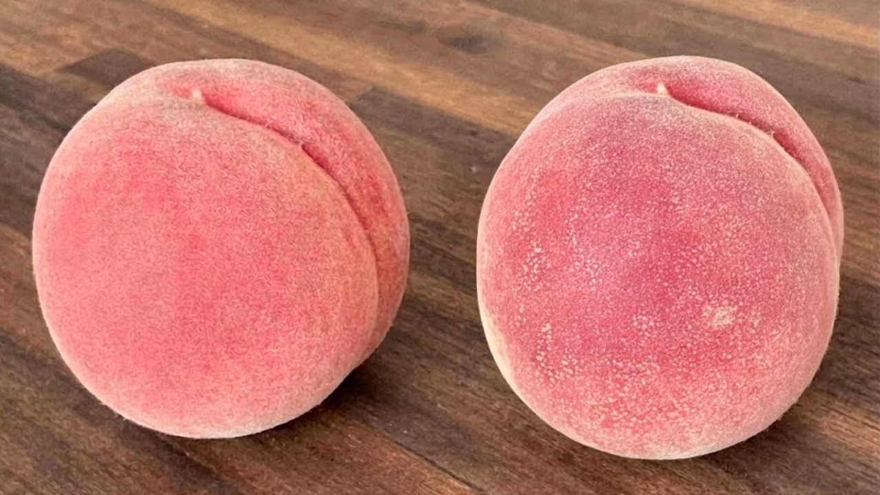 "甘くて美味しい桃"「右と左」どっちを買うべき？皮でわかる甘い桃を見分けるポイントとは？