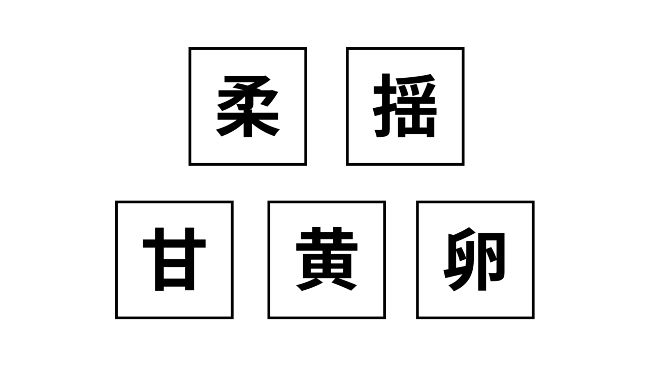 【クイズ】この5つの文字は何の食べ物を表している？答えに...「本当だ！」