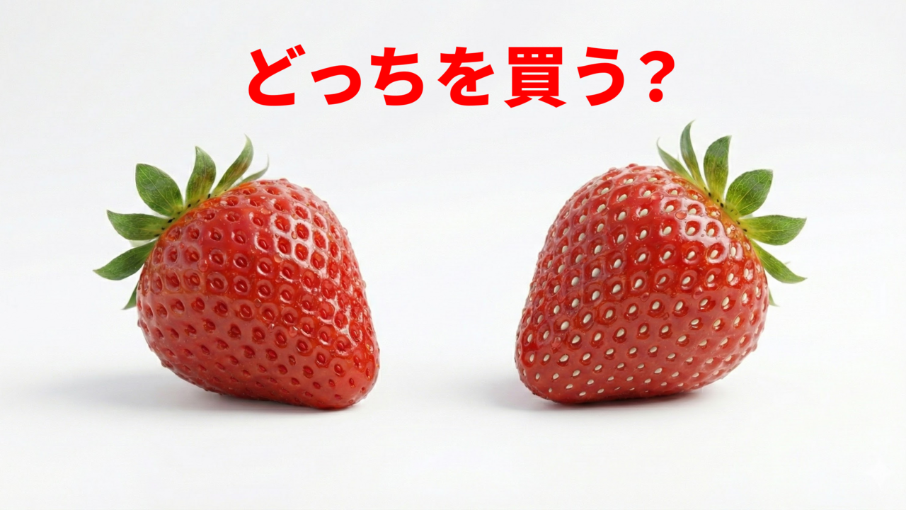 どっちの“いちご”が甘い？意外な注目ポイントに「あ、そこ見るんだ…？」「これは知らなかった！」　