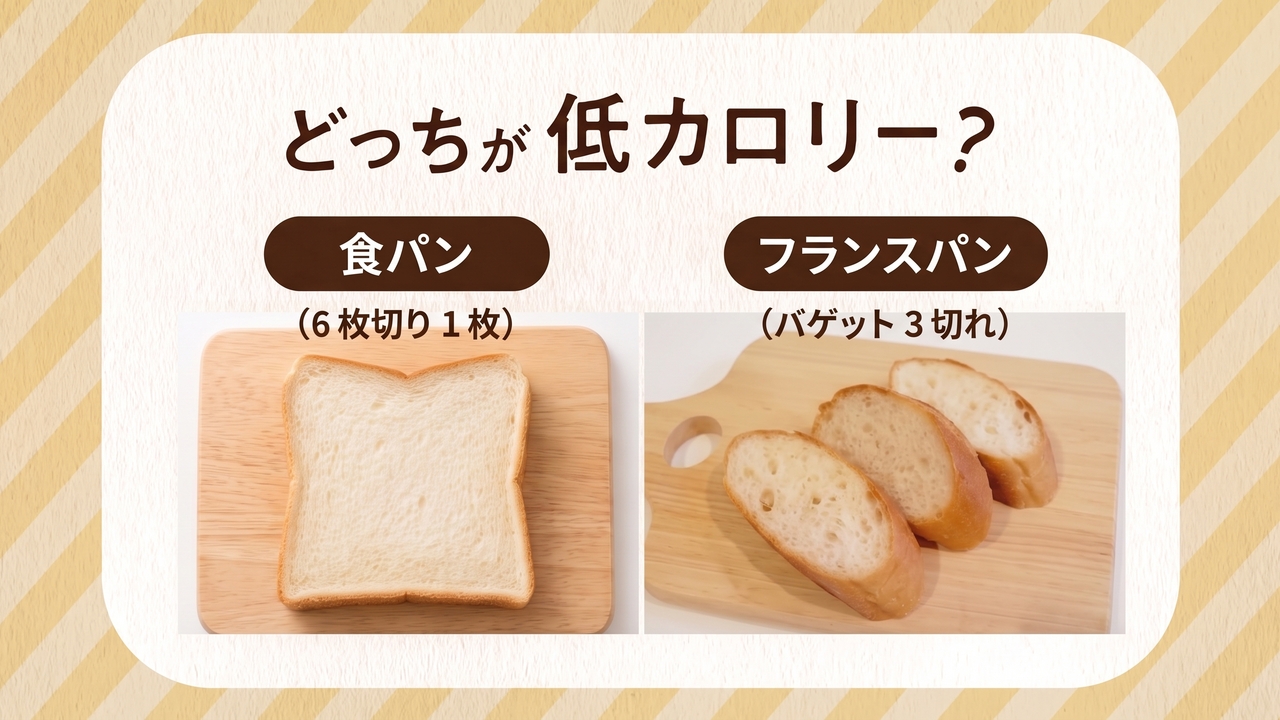 「食パン」と「フランスパン」低カロリーなのはどっち？パン対決の気になる正解は…