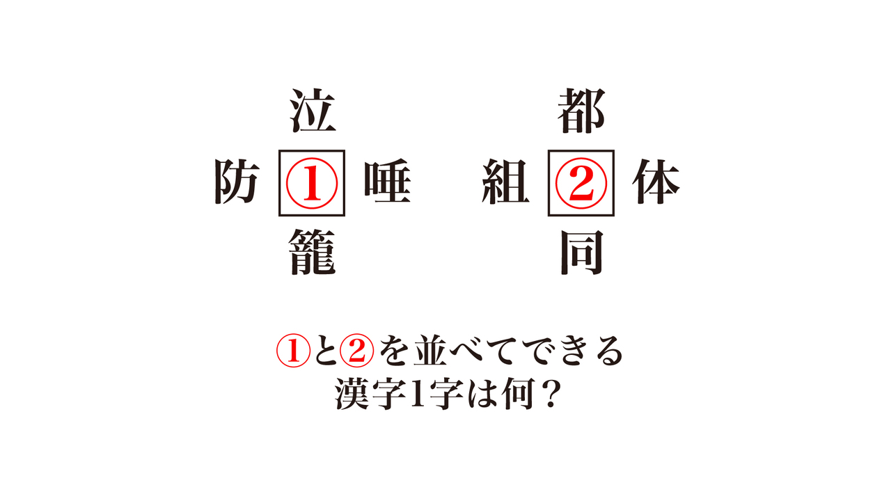 【謎解き】➀➁を組み合わせてできる漢字1文字はなに？答えにちなんだレシピも必見！正解は…