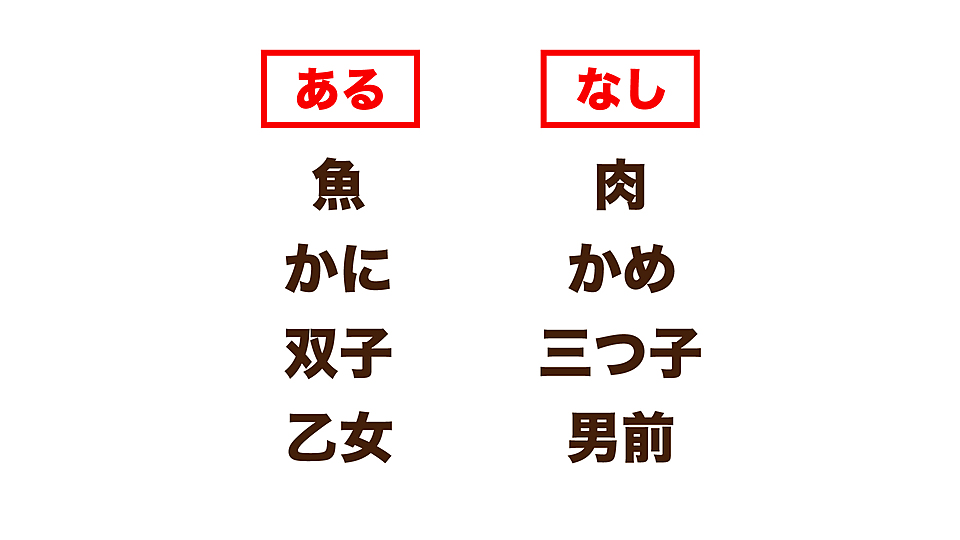 あるなしクイズ 魚にあって肉にないものなーんだ 気になる正解は クラシル