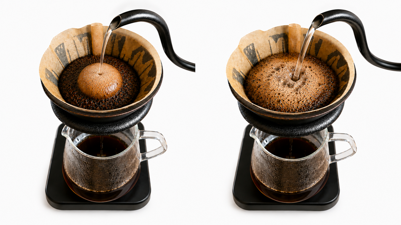 美味しいコーヒー「右と左」どっち？お湯の注ぎ方に注目！