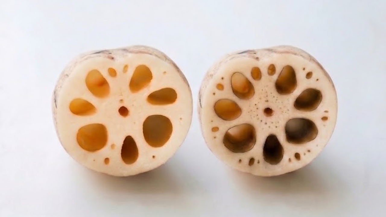 新鮮なれんこん「右と左」どっち？穴の色でわかる違いとは…
