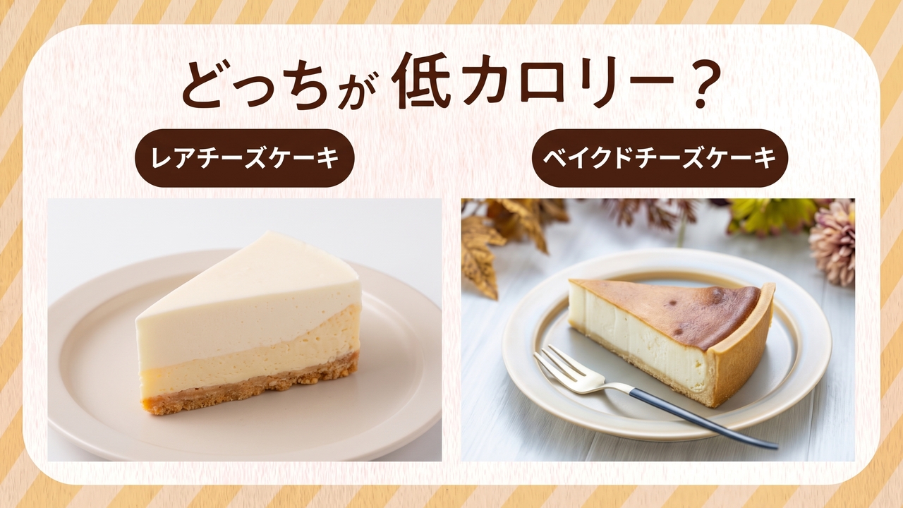 カロリーで選ぶなら「右と左」どっちが正解？大人気「チーズケーキ」の気になる正解は...