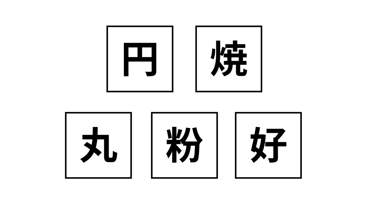 【クイズ】この5つの文字は何の食べ物を表している？気になる正解に...「それだ！」　