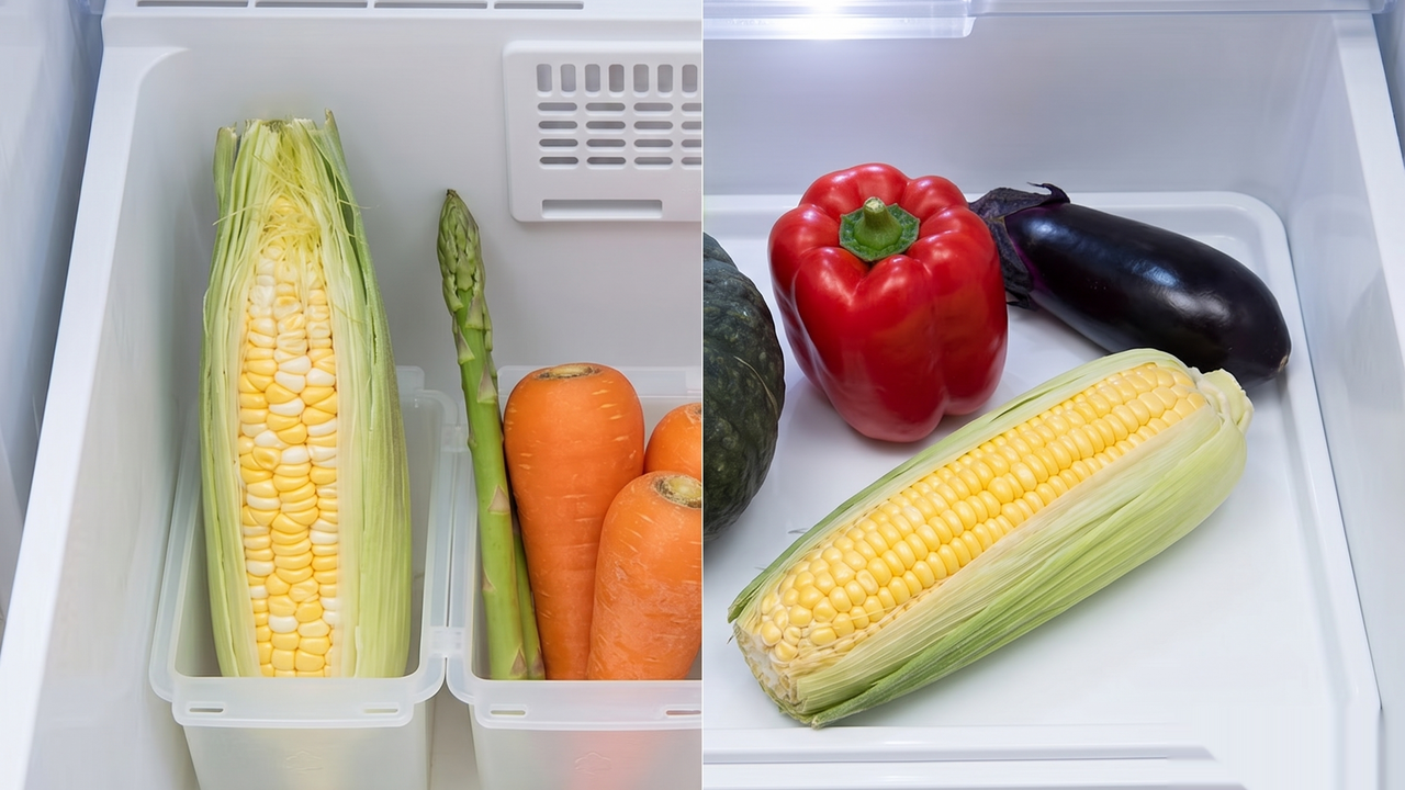おいしさが長持ちするとうもろこし「右と左」どっち？正しい保存方法は“向き”に注目！
