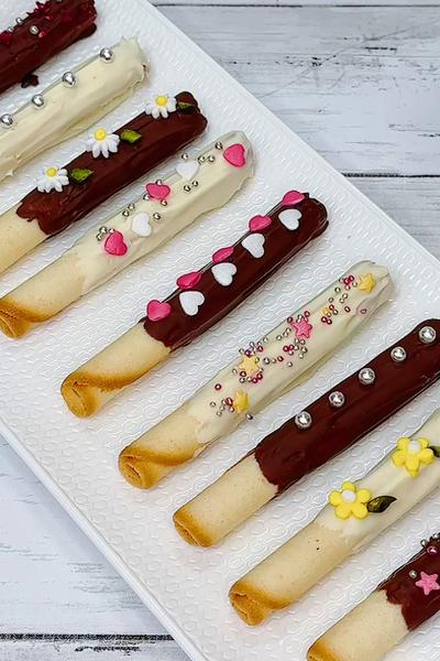 女子力アップ♪可愛いいスティックチョコ レート