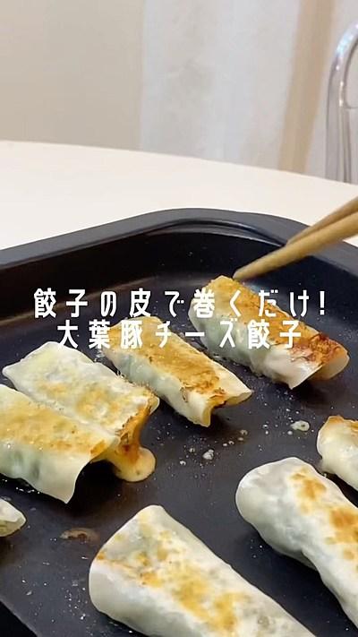 大葉豚チーズ餃子🥟