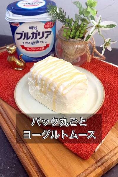 パック丸ごとヨーグルトムース