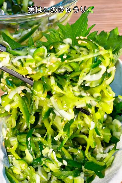 おかず級の食べ応え🤤ねぎだく塩ダレきゅうり🥒