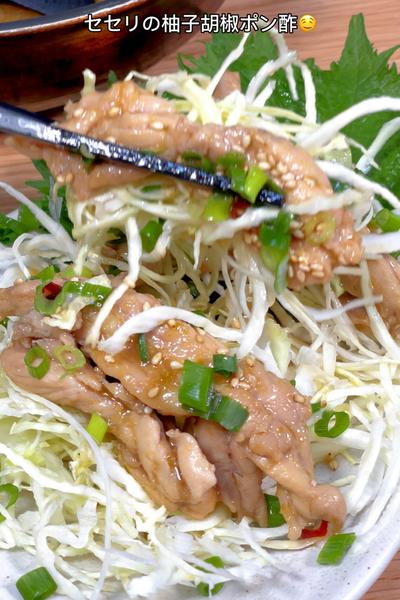 キャベツとの相性抜群！セセリの柚子胡椒ポン酢🤤