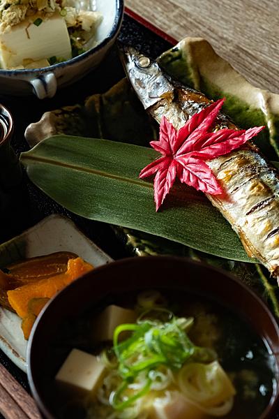 秋の味覚！秋刀魚の焼き魚定食！