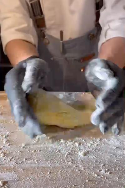 旬のさつまいもで作る、手打ちパスタ🍝