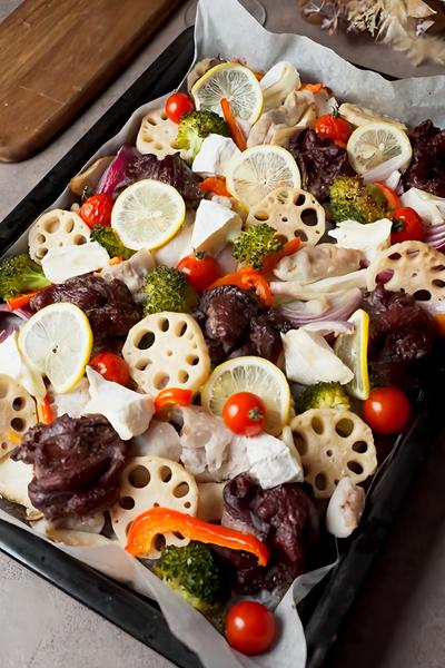 塩麹がポイント！シカ肉と季節野菜のぎゅうぎゅう焼き