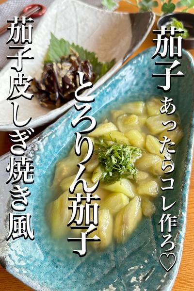 \ブチうま♡/【茄子の身と皮でレシピ2選】