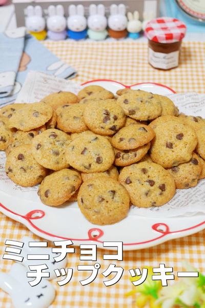 カリカリ食感！ミニチョコチップクッキー