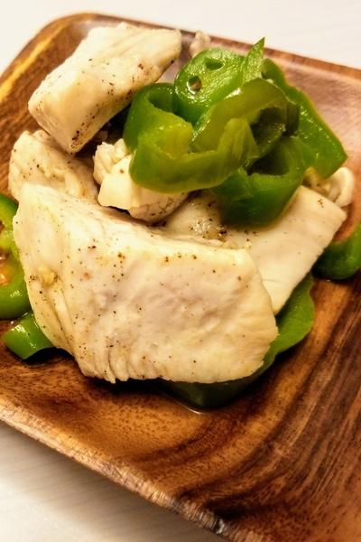 【苦くない】塩鶏ピーマン
