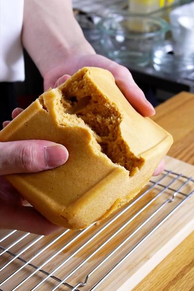 材料3つ！レンジできな粉蒸しパン作り方。