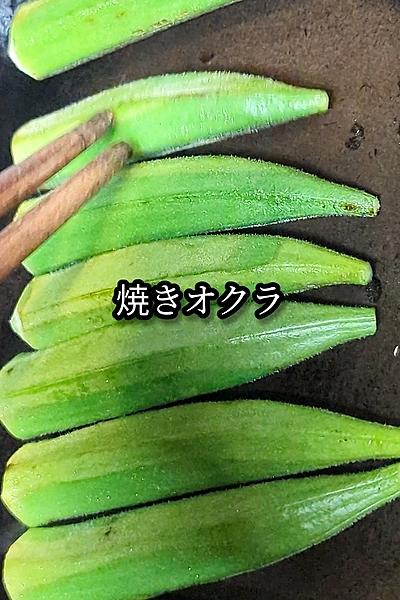無限オクラ！焼き浸し