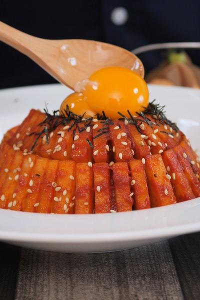 辛辛大根パスタ風