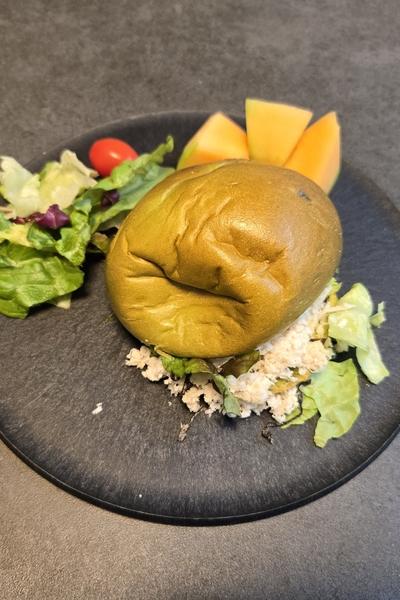 簡単和風ベーグルサンド