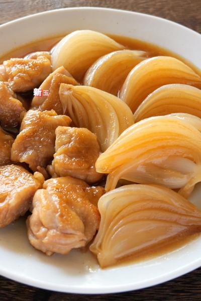 鶏と新玉ねぎのとろとろ煮 