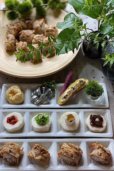 肉巻きごはん ランチセット(o^^o)