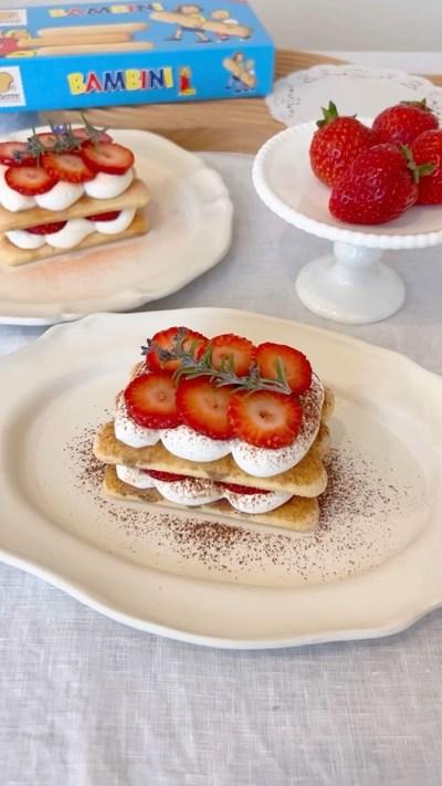 超簡単ティラミス作ったよ👩🏻‍🍳🍓