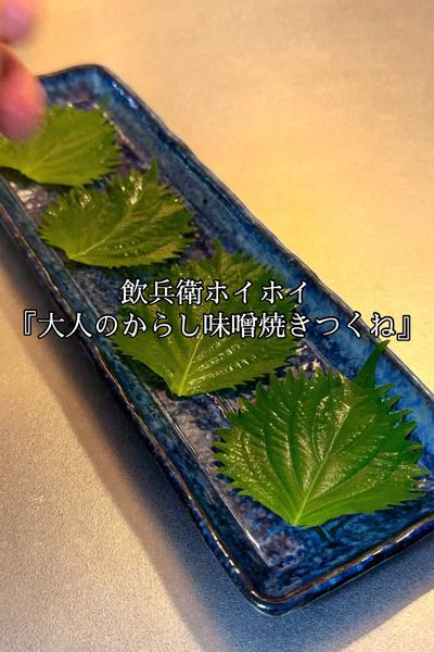 飲兵衛ホイホイ『大人のからし味噌焼きつくね』