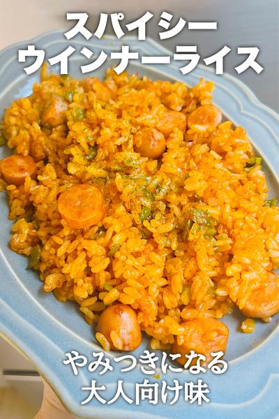 スパイシーウインナーライス