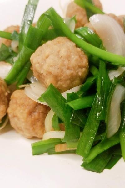 【レシピ】肉団子と野菜のソテー