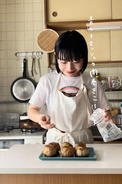 青のりマッシュの肉巻きころころ🦭🐖🥔