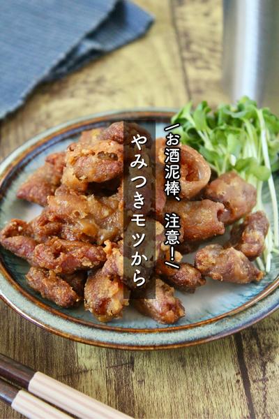 お酒泥棒...やみつきモツ唐